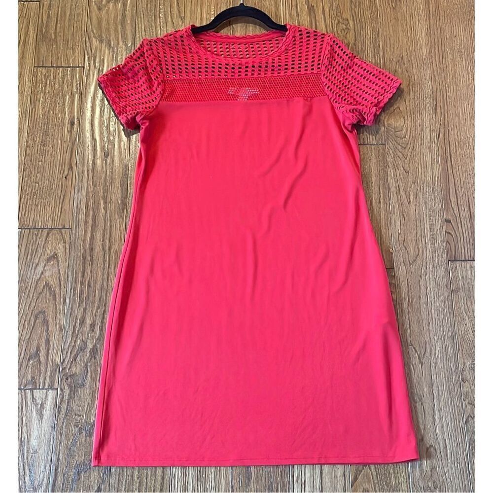 Michael Kors pink perforated sheath dress size M - Picture 11 of 11